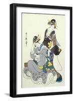 Two Female Figures-Kitagawa Utamaro-Framed Giclee Print