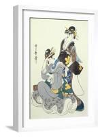 Two Female Figures-Kitagawa Utamaro-Framed Giclee Print