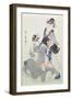 Two Female Figures-Kitagawa Utamaro-Framed Giclee Print