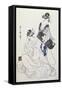 Two Female Figures-Kitagawa Utamaro-Framed Stretched Canvas