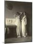 Two Female Models in Classical Costume with Eakins's Sculpture 'Arcadia', c.1883-Thomas Cowperthwait Eakins-Mounted Photographic Print