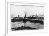 Two Ferry Steamers Leave Liverpool Quayside to Carry Passengers Across the Mersey-null-Framed Art Print