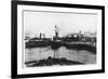 Two Ferry Steamers Leave Liverpool Quayside to Carry Passengers Across the Mersey-null-Framed Art Print