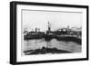 Two Ferry Steamers Leave Liverpool Quayside to Carry Passengers Across the Mersey-null-Framed Art Print