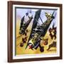 Two Fiat Cr 42S-Wilf Hardy-Framed Giclee Print