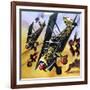 Two Fiat Cr 42S-Wilf Hardy-Framed Giclee Print