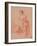 Two Figure Studies of a Young Woman, C. 1716-Jean Antoine Watteau-Framed Giclee Print