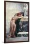 Two Figures by a Statue of Sphinx, 1870S-Henryk Siemiradzki-Framed Giclee Print