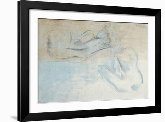 Two Figures by the Sea-Barbara Hepworth-Framed Premium Giclee Print