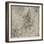 'Two Figures in Conversation', c1480 (1945)-Leonardo Da Vinci-Framed Giclee Print