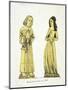 Two Figures on a Tomb in St Helen, St Helen, Bishopsgate, London, C1800-null-Mounted Giclee Print