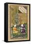 Two Figures Reading and Relaxing in an Orchard, circa 1540-50-null-Framed Stretched Canvas