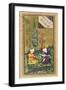 Two Figures Reading and Relaxing in an Orchard, circa 1540-50-null-Framed Giclee Print