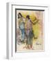 Two Figures, Study for 'Faa Iheiche', 1898-Paul Gauguin-Framed Giclee Print