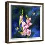 Two Fish And Flower-Ata Alishahi-Framed Giclee Print