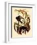 Two Fish Crows-John James Audubon-Framed Giclee Print