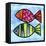 Two Fish-null-Framed Stretched Canvas