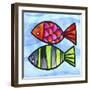 Two Fish-null-Framed Giclee Print