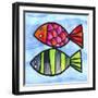 Two Fish-null-Framed Giclee Print