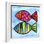 Two Fish-null-Framed Giclee Print