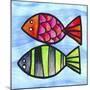 Two Fish-null-Mounted Giclee Print