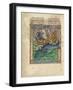 Two Fishermen on a Sea Monster-null-Framed Giclee Print