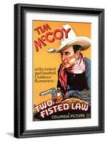 Two Fisted Law, 1932-null-Framed Art Print
