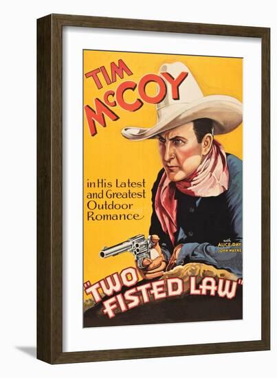 Two Fisted Law-null-Framed Art Print