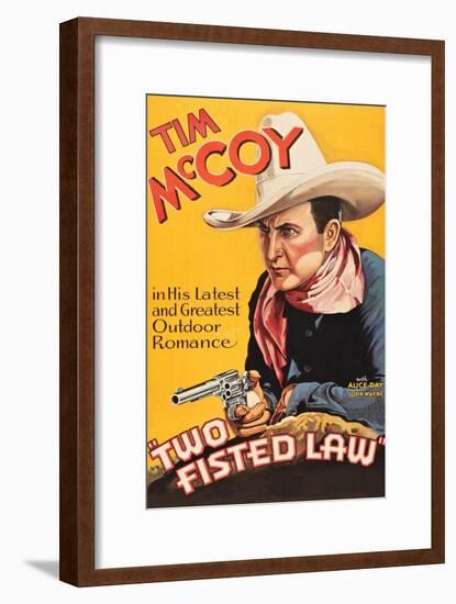 Two Fisted Law-null-Framed Art Print