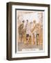 Two Flappers Gossip at a Bar-Paul Fournier-Framed Art Print