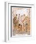 Two Flappers Gossip at a Bar-Paul Fournier-Framed Art Print