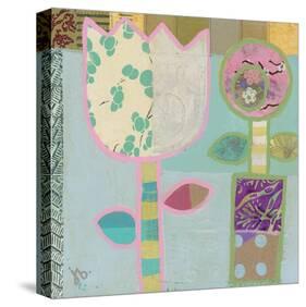 Two Flowers-Julie Beyer-Stretched Canvas