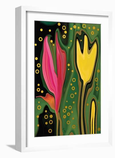 Two Flowers-Rabi Khan-Framed Art Print