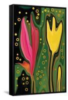 Two Flowers-Rabi Khan-Framed Stretched Canvas