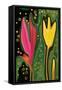 Two Flowers-Rabi Khan-Framed Stretched Canvas