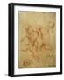 'Two flying putti', study, 1740s-Pompeo Batoni-Framed Giclee Print