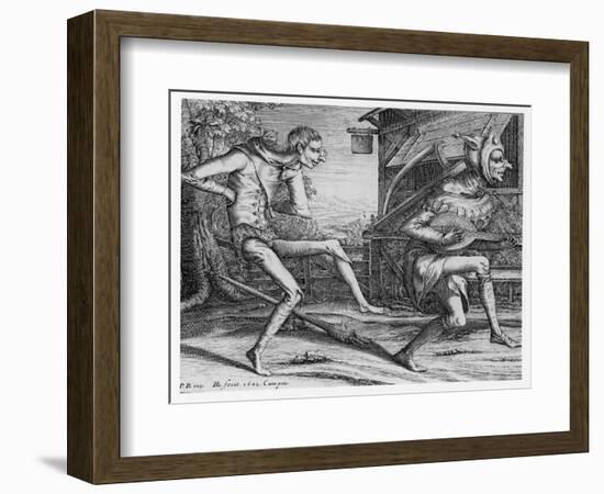 Two Fools of the Carnival-Pieter Bruegel the Elder-Framed Giclee Print