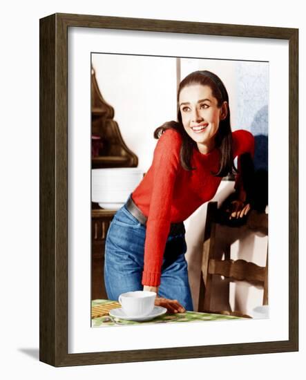 Two for the Road, Audrey Hepburn, 1967-null-Framed Photo