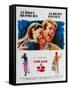 Two for the Road, French Movie Poster, 1967-null-Framed Stretched Canvas