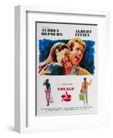 Two for the Road, French Movie Poster, 1967-null-Framed Art Print