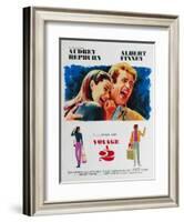 Two for the Road, French Movie Poster, 1967-null-Framed Art Print