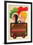 Two for the Road, Polish Movie Poster, 1967-null-Framed Art Print