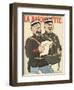 Two French Policemen-Marcel Capy-Framed Art Print