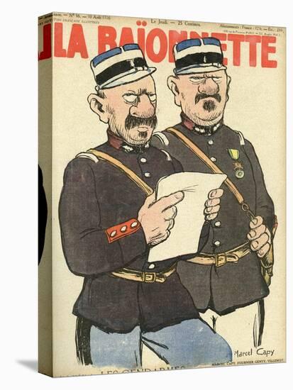 Two French Policemen-Marcel Capy-Stretched Canvas