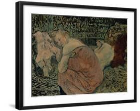 Two Friends, 1895-Henri de Toulouse-Lautrec-Framed Giclee Print