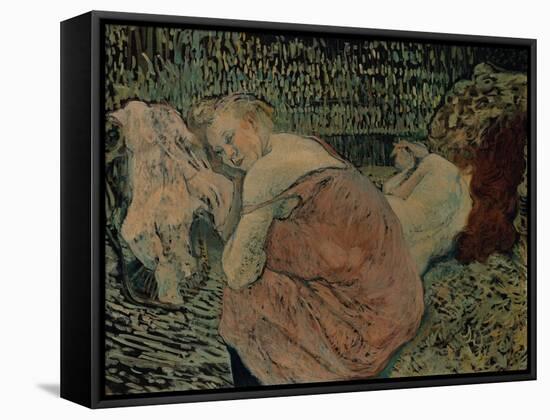 Two Friends, 1895-Henri de Toulouse-Lautrec-Framed Stretched Canvas