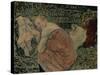 Two Friends, 1895-Henri de Toulouse-Lautrec-Stretched Canvas