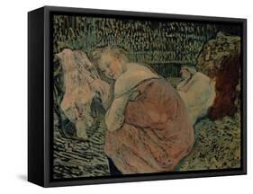 Two Friends, 1895-Henri de Toulouse-Lautrec-Framed Stretched Canvas