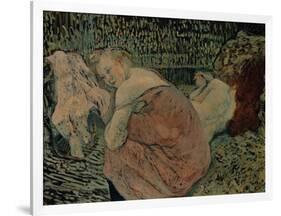 Two Friends, 1895-Henri de Toulouse-Lautrec-Framed Giclee Print