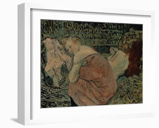 Two Friends, 1895-Henri de Toulouse-Lautrec-Framed Giclee Print